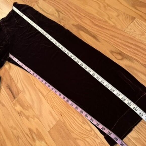 Ralph Lauren Purple Label Brown Velvet Pleated Trousers Straight / Wide US 10 - Picture 12 of 12